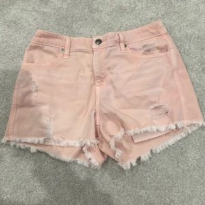 Aerie Pink Jean Shorts